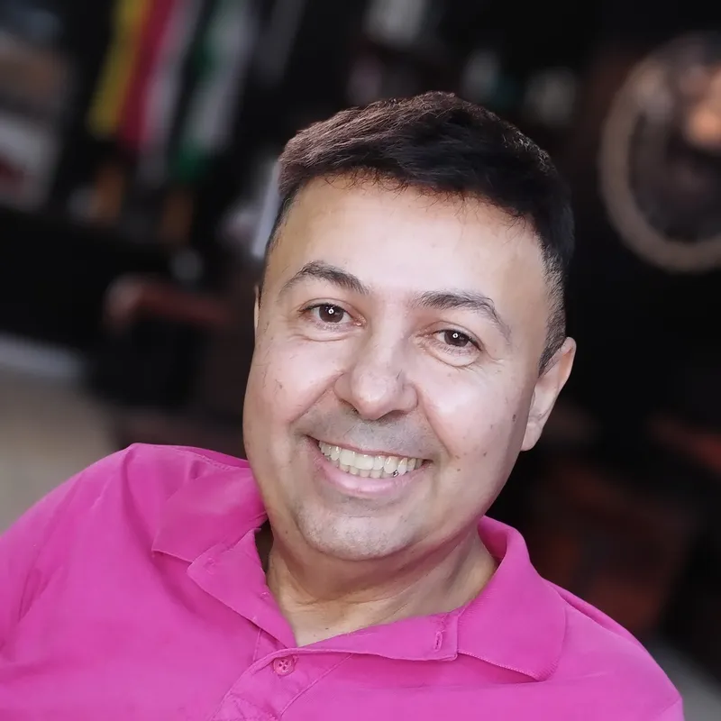 Resultado real de prótese capilar masculina na Figaro's Barbearia, Presidente Epitácio